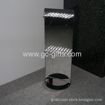 Rotary Black Countertop Display Stands For Jewelry 